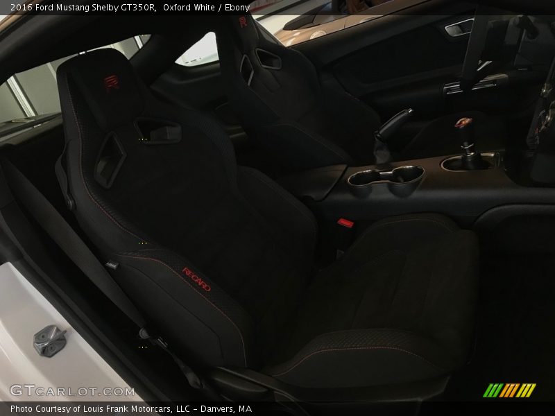 Oxford White / Ebony 2016 Ford Mustang Shelby GT350R
