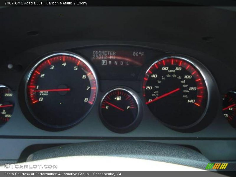 Carbon Metallic / Ebony 2007 GMC Acadia SLT