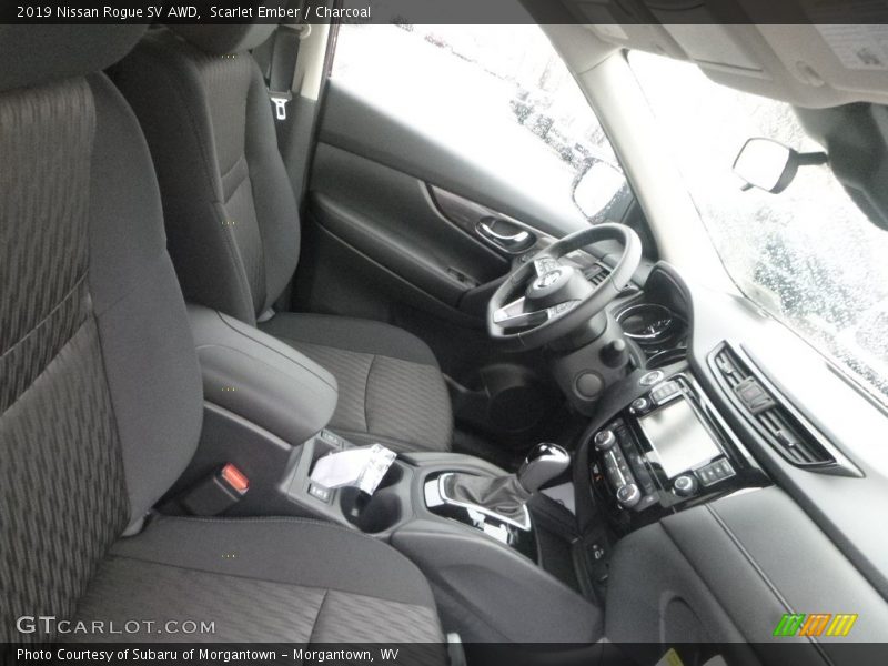 Scarlet Ember / Charcoal 2019 Nissan Rogue SV AWD