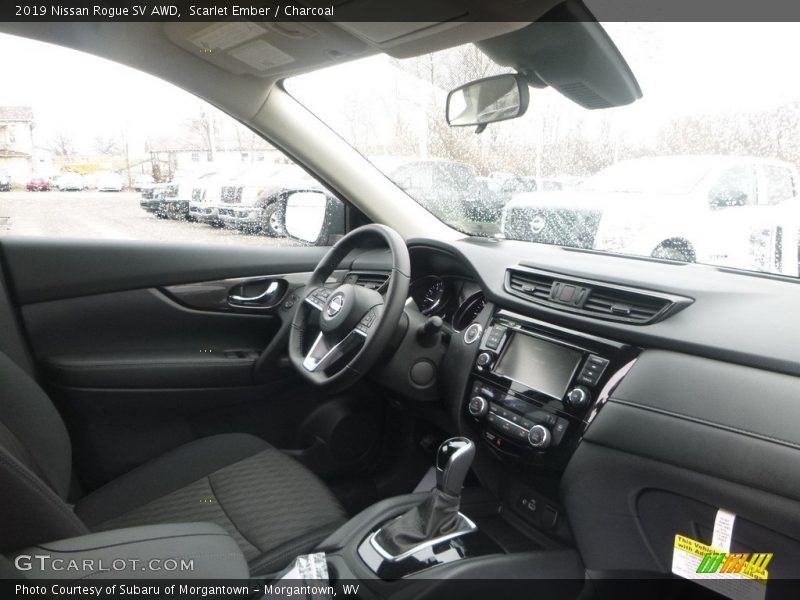Scarlet Ember / Charcoal 2019 Nissan Rogue SV AWD