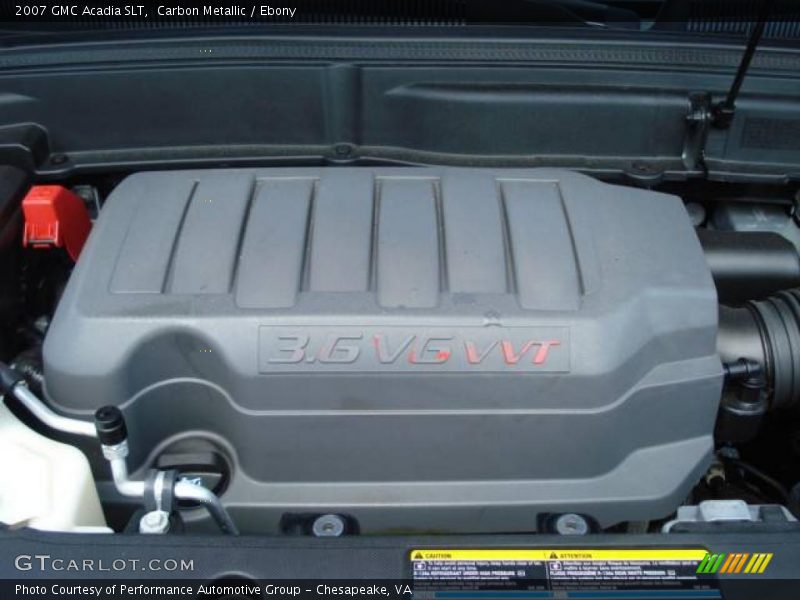 Carbon Metallic / Ebony 2007 GMC Acadia SLT