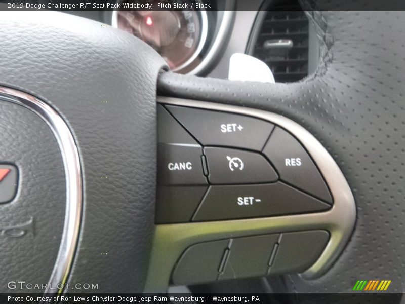 Pitch Black / Black 2019 Dodge Challenger R/T Scat Pack Widebody