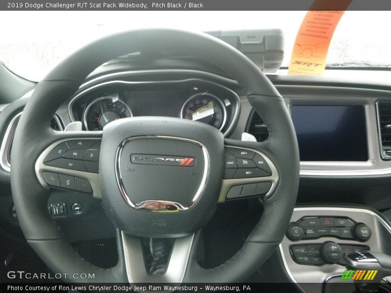 Pitch Black / Black 2019 Dodge Challenger R/T Scat Pack Widebody