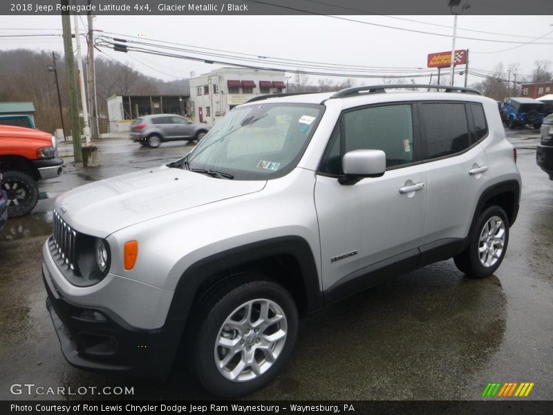 Glacier Metallic / Black 2018 Jeep Renegade Latitude 4x4