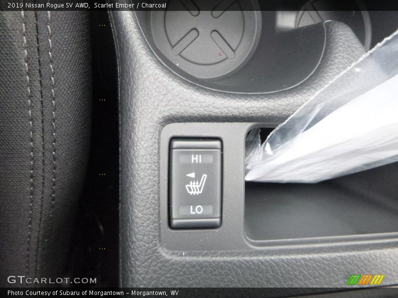 Scarlet Ember / Charcoal 2019 Nissan Rogue SV AWD