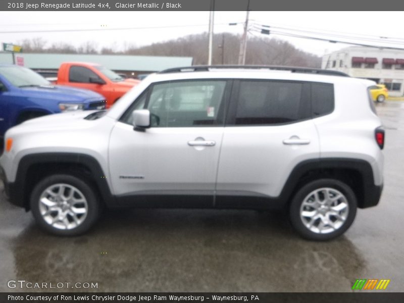 Glacier Metallic / Black 2018 Jeep Renegade Latitude 4x4