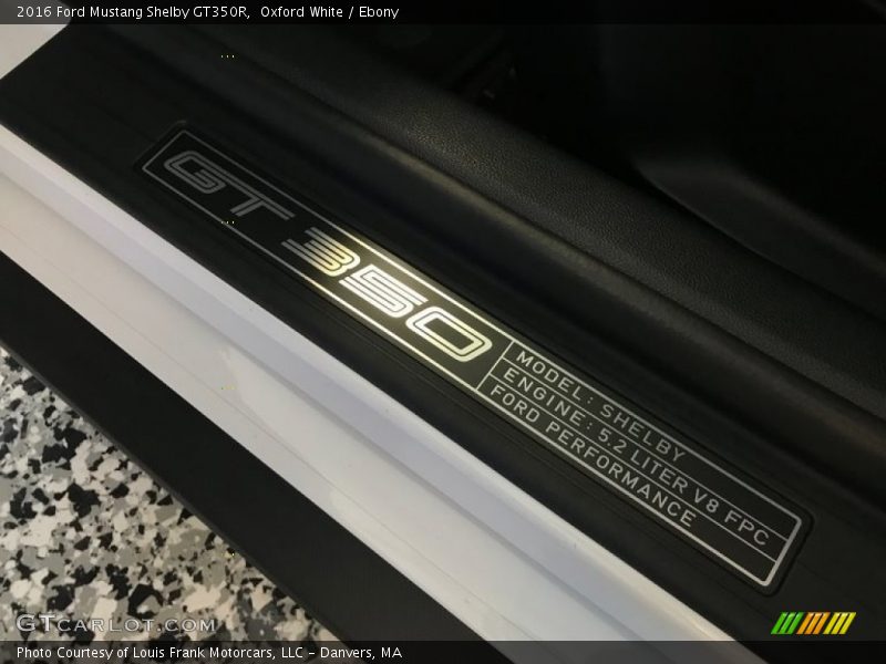  2016 Mustang Shelby GT350R Logo