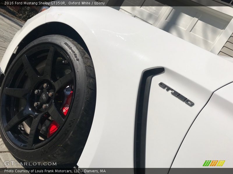 Oxford White / Ebony 2016 Ford Mustang Shelby GT350R