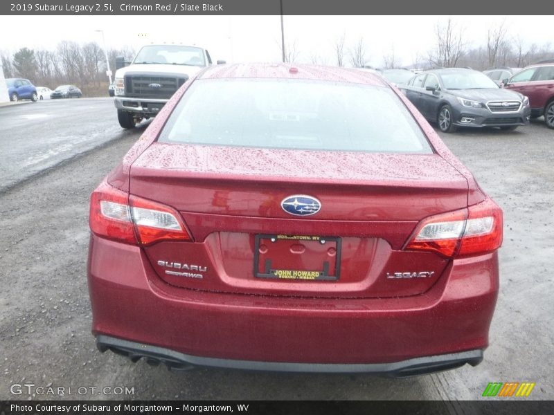 Crimson Red / Slate Black 2019 Subaru Legacy 2.5i