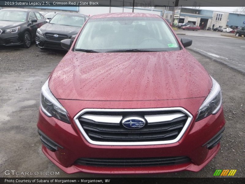 Crimson Red / Slate Black 2019 Subaru Legacy 2.5i