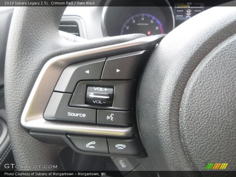 Crimson Red / Slate Black 2019 Subaru Legacy 2.5i