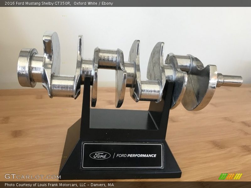 Oxford White / Ebony 2016 Ford Mustang Shelby GT350R