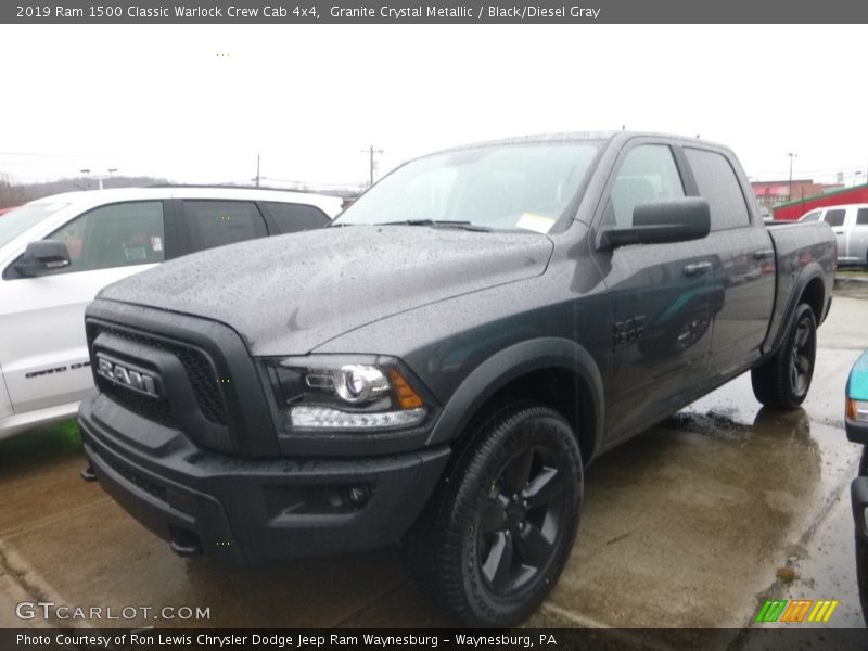 Granite Crystal Metallic / Black/Diesel Gray 2019 Ram 1500 Classic Warlock Crew Cab 4x4