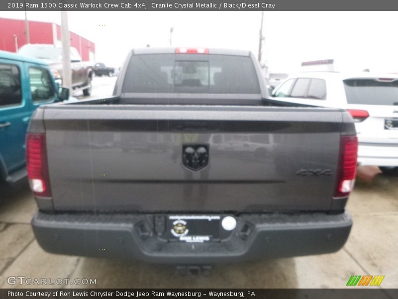 Granite Crystal Metallic / Black/Diesel Gray 2019 Ram 1500 Classic Warlock Crew Cab 4x4