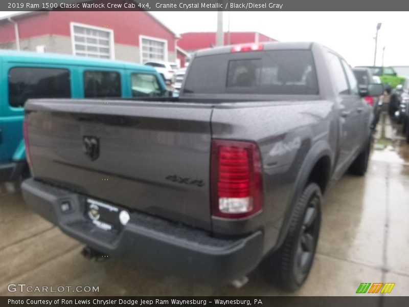 Granite Crystal Metallic / Black/Diesel Gray 2019 Ram 1500 Classic Warlock Crew Cab 4x4
