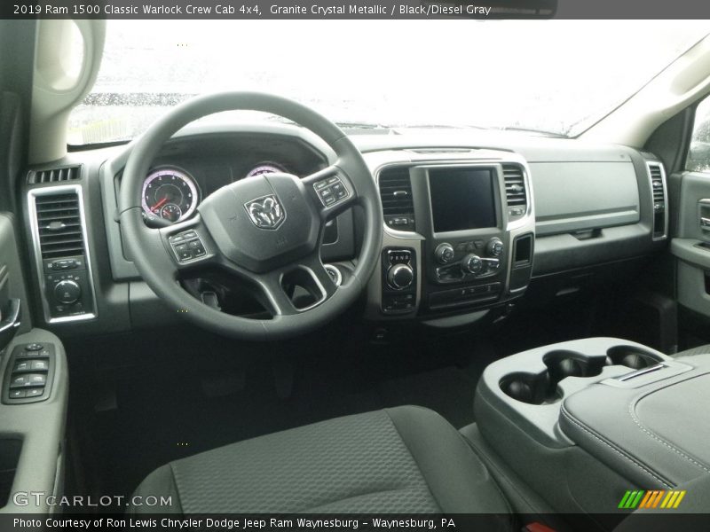 Granite Crystal Metallic / Black/Diesel Gray 2019 Ram 1500 Classic Warlock Crew Cab 4x4