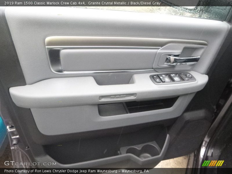 Granite Crystal Metallic / Black/Diesel Gray 2019 Ram 1500 Classic Warlock Crew Cab 4x4