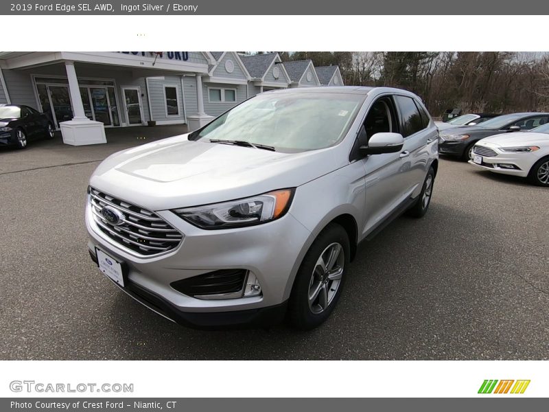 Ingot Silver / Ebony 2019 Ford Edge SEL AWD