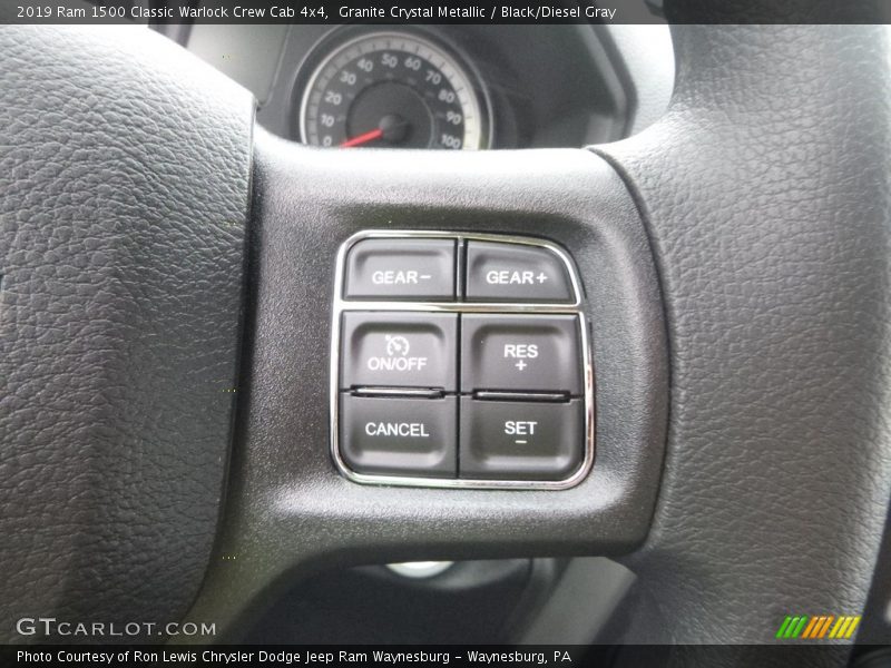  2019 1500 Classic Warlock Crew Cab 4x4 Steering Wheel