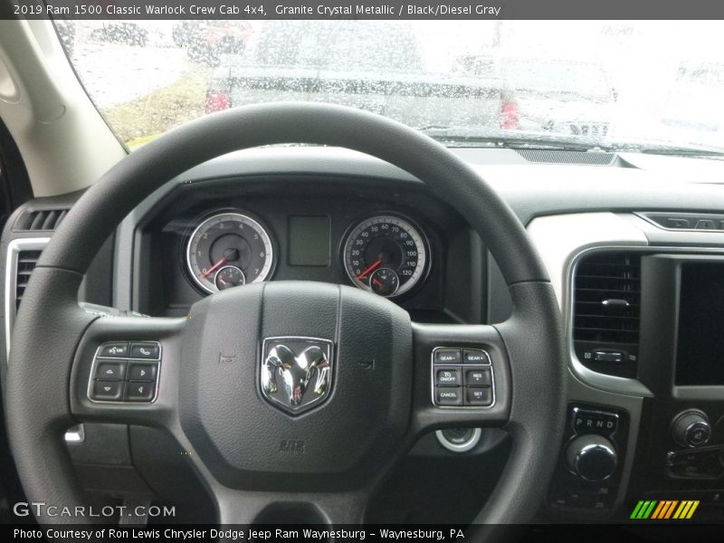  2019 1500 Classic Warlock Crew Cab 4x4 Steering Wheel
