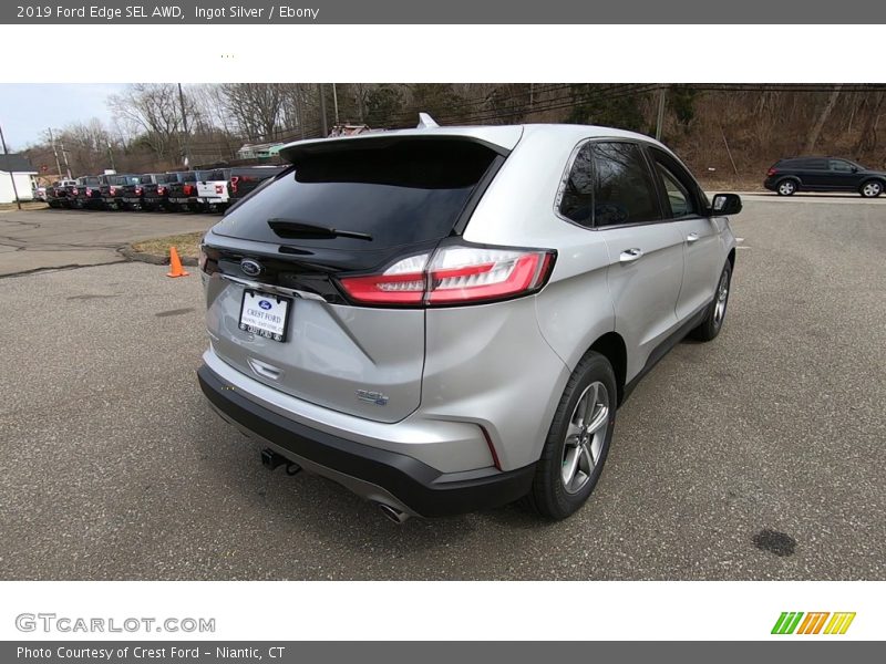 Ingot Silver / Ebony 2019 Ford Edge SEL AWD