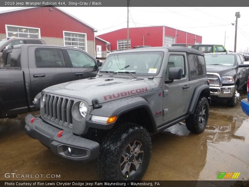 Sting-Gray / Black 2019 Jeep Wrangler Rubicon 4x4