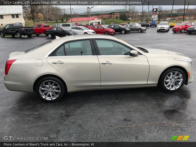 Mocha Steel Metallic / Light Cashmere/Medium Cashmere 2014 Cadillac CTS Luxury Sedan AWD