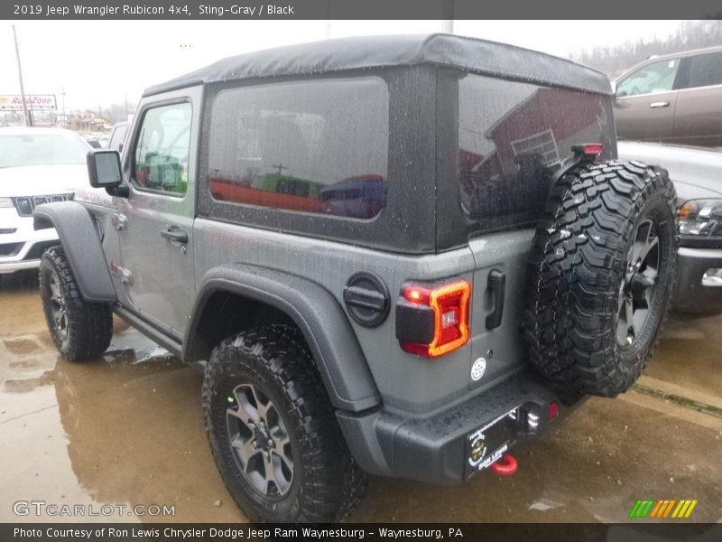 Sting-Gray / Black 2019 Jeep Wrangler Rubicon 4x4