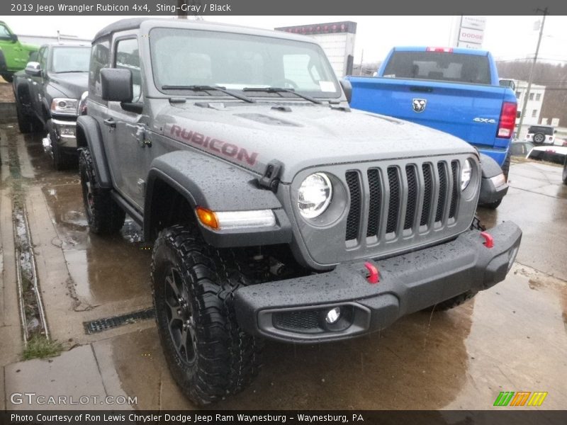 Sting-Gray / Black 2019 Jeep Wrangler Rubicon 4x4