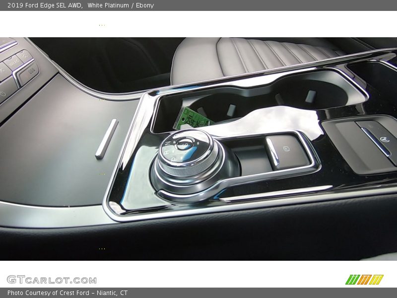 White Platinum / Ebony 2019 Ford Edge SEL AWD