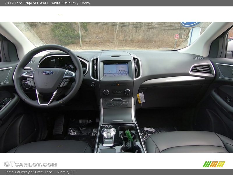 White Platinum / Ebony 2019 Ford Edge SEL AWD