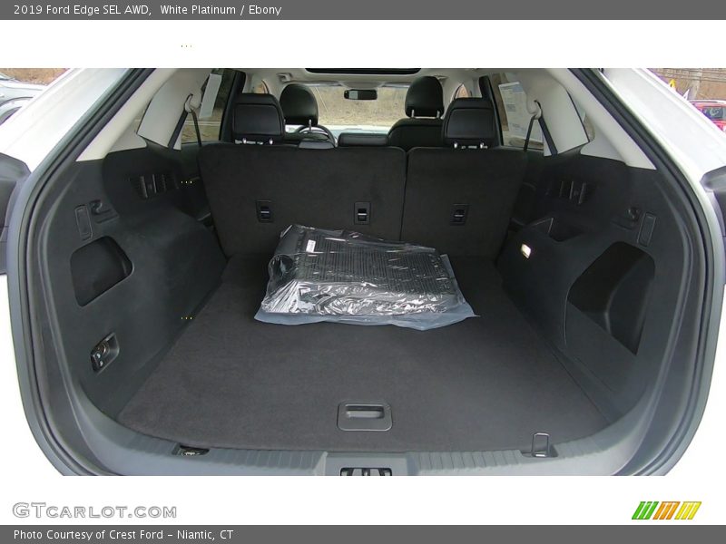 White Platinum / Ebony 2019 Ford Edge SEL AWD