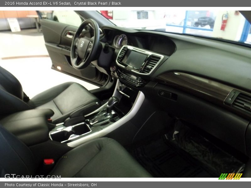 Crystal Black Pearl / Black 2016 Honda Accord EX-L V6 Sedan
