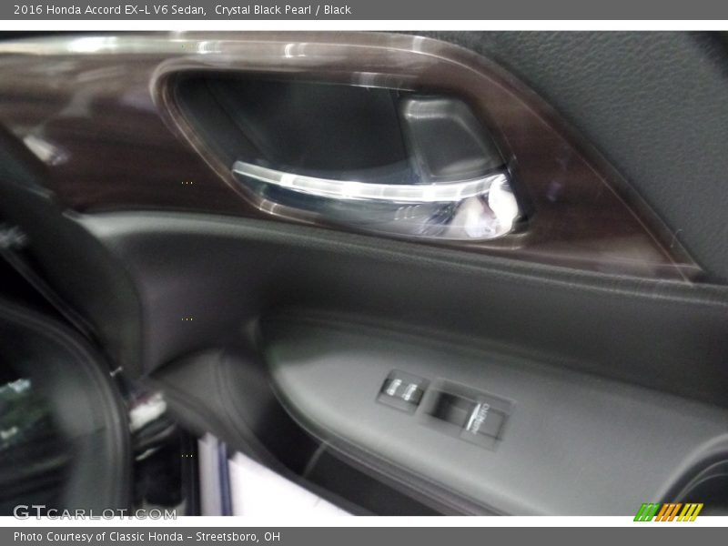 Crystal Black Pearl / Black 2016 Honda Accord EX-L V6 Sedan