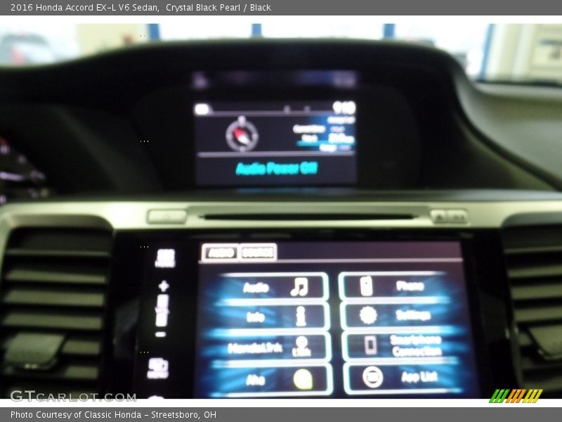 Crystal Black Pearl / Black 2016 Honda Accord EX-L V6 Sedan