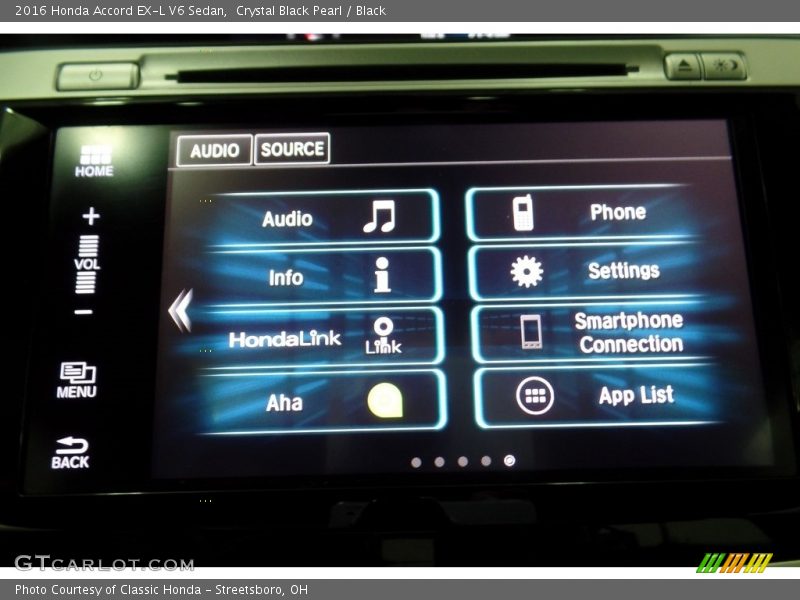 Crystal Black Pearl / Black 2016 Honda Accord EX-L V6 Sedan