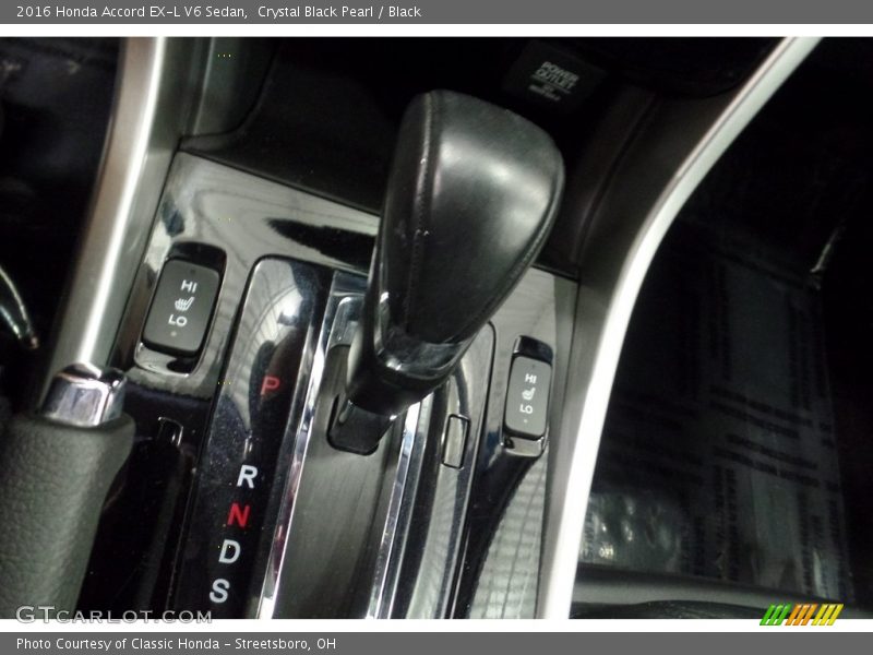 Crystal Black Pearl / Black 2016 Honda Accord EX-L V6 Sedan