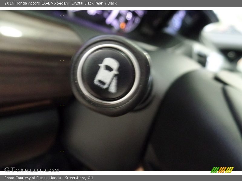 Crystal Black Pearl / Black 2016 Honda Accord EX-L V6 Sedan