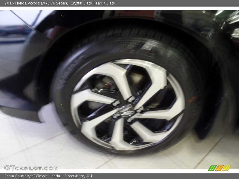 Crystal Black Pearl / Black 2016 Honda Accord EX-L V6 Sedan