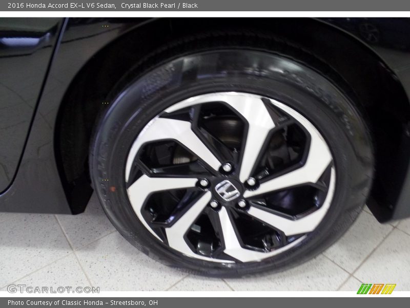 Crystal Black Pearl / Black 2016 Honda Accord EX-L V6 Sedan