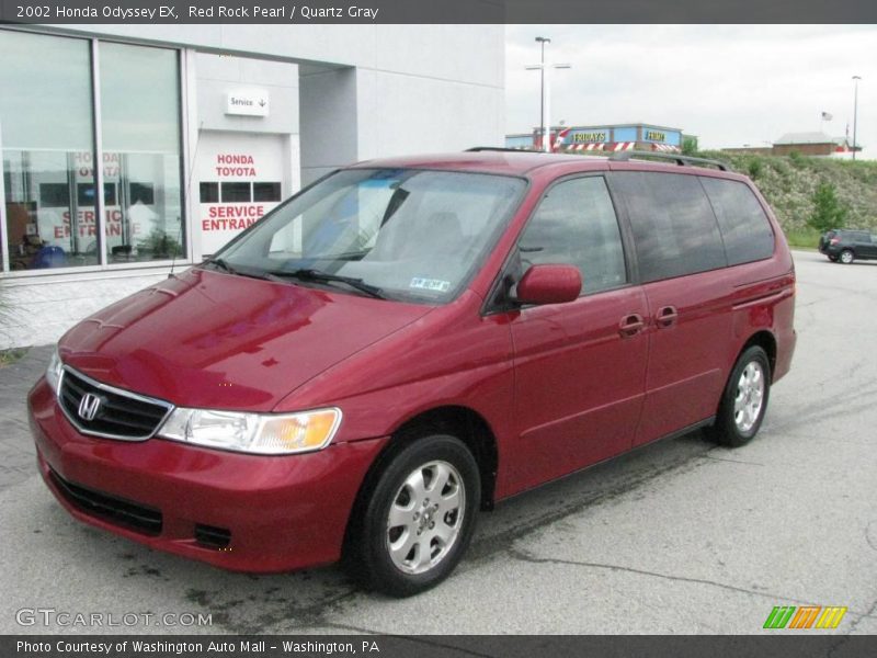 Red Rock Pearl / Quartz Gray 2002 Honda Odyssey EX