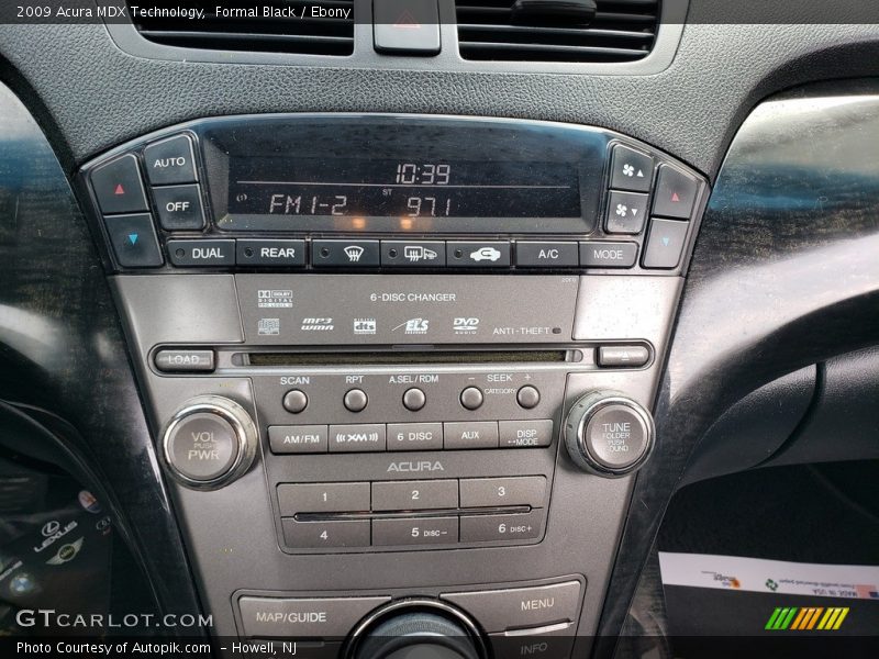 Formal Black / Ebony 2009 Acura MDX Technology