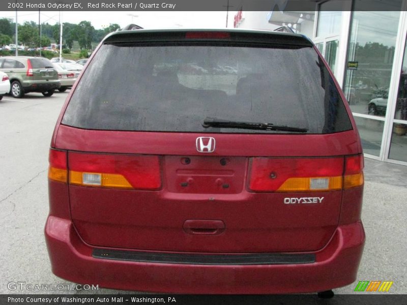 Red Rock Pearl / Quartz Gray 2002 Honda Odyssey EX