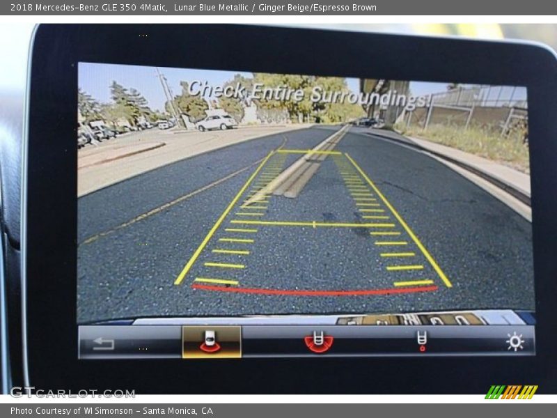 Lunar Blue Metallic / Ginger Beige/Espresso Brown 2018 Mercedes-Benz GLE 350 4Matic