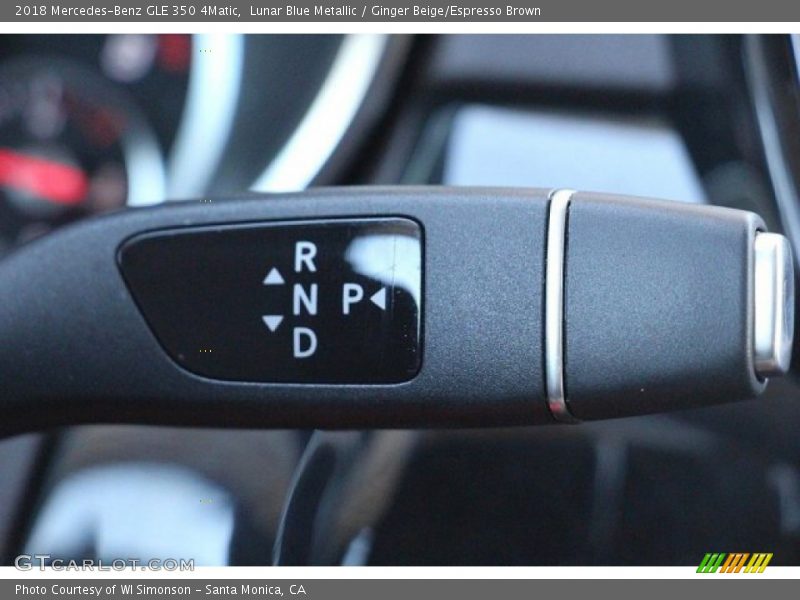 Lunar Blue Metallic / Ginger Beige/Espresso Brown 2018 Mercedes-Benz GLE 350 4Matic