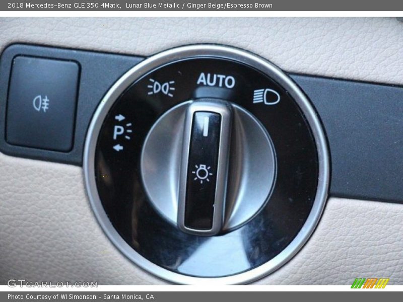Lunar Blue Metallic / Ginger Beige/Espresso Brown 2018 Mercedes-Benz GLE 350 4Matic
