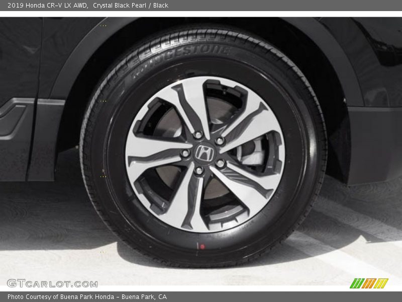Crystal Black Pearl / Black 2019 Honda CR-V LX AWD