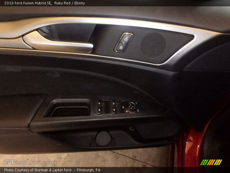 Ruby Red / Ebony 2019 Ford Fusion Hybrid SE