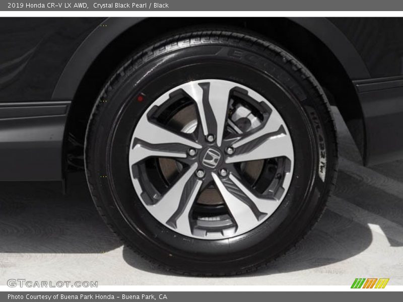 Crystal Black Pearl / Black 2019 Honda CR-V LX AWD