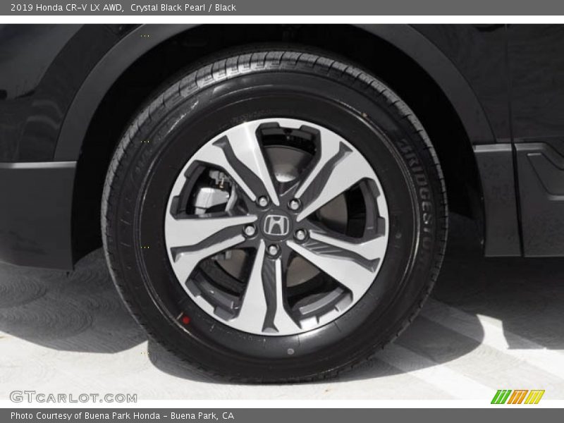 Crystal Black Pearl / Black 2019 Honda CR-V LX AWD